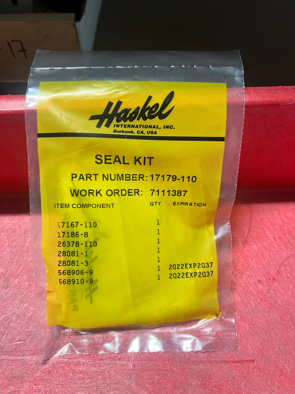 Seal Kit 17179-110 – Pneumatic & Hydraulic